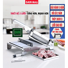 Mua Máy Chặt Thịt  Máy Thái Thịt Đông Lạnh  Dao Chặt Thịt Gà  Chặt Xương Lợn  Chân Giò Nhỏ  Thái Rau Củ Quả  Thái Thuốc Bắc  Dao Thái Đa Năng  KD0288  Thép 30CR13  Inox 430 - Tặng Tay Mài Dao
