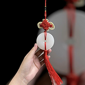 Dây Treo ôTô Đồng Điếu, Dây Trang Trí Xe ô Tô Hình Ngọc Bội, Khánh Treo Xe Ôtô