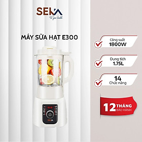 Máy làm sữa hạt đa năng SEKA E300 - 1.75 lít - 12 chức năng - Hàng chính hãng