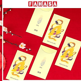 Bộ 5 Bao Lì Xì Ngũ Hành Nghinh Xuân - Kim - Sdstationery