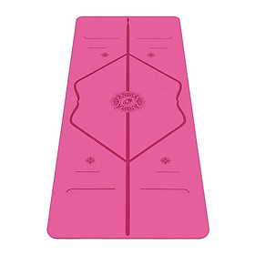 Thảm tập yoga định tuyến PU Liforme Gratitude - Grateful Pink 4.2mm