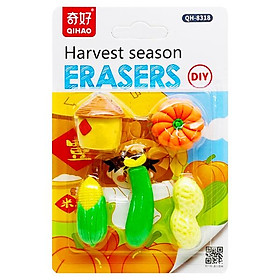 Vỉ Gôm Tẩy Harvest Season DIY - Qihao QH-8318 - Mẫu 1