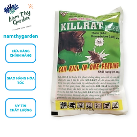 Thuốc diệt chuột Killrat thế hệ mới 0.005% gói 40gr