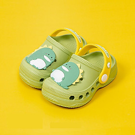 Dép Sục Cho Bé Trai, Bé Gái Mario Cheerful siêu nhẹ họa tiết dễ thương chất êm bền cao cấp sticker tháo rời được D34