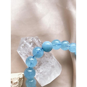 Hạt Aquamarine 5A đẹp rẻ làm thủ công