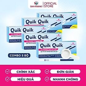 (CHE TÊN) Que Thử Thai phát hiện thai sớm sau 7-10 ngày Quik Quik Dân Khang