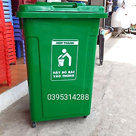 Mua thùng rác 90 lít nắp kín ( nhựa hiệp thành)