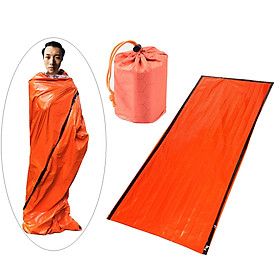 Emergency Sleeping Bag, Lightweight Emergency Bivy Sack Thermal Survival Gear Blanket Compact Waterproof Gear for Outdoor,Hiking,Camping