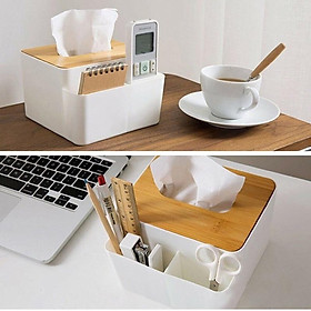 Mua Hộp Đựng Giấy Ăn 2 Ngăn Đa Năng