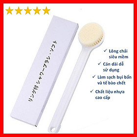 Mua Bàn chải cọ lưng cán dài bông tắm siêu mềm