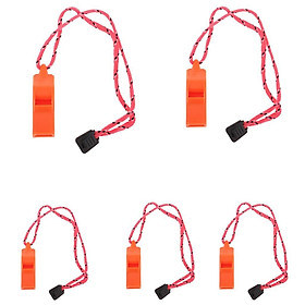 5 Pieces Emergency Survival Safety Whistles Scuba Diving Camping Hiking