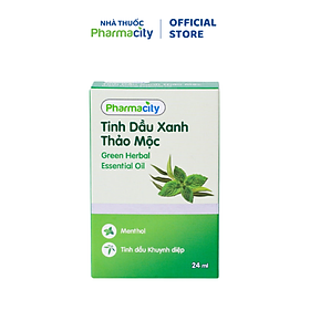 Tinh dầu xanh thảo mộc Pharmacity (Chai 24ml)