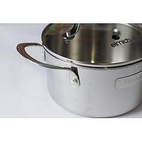 Mua Nồi 24cm. Nồi inox cao cấp 3 lớp đáy liền Trimax mã 2353734