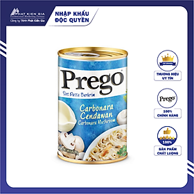 Sốt Mì Ý Carbonara Nấm Prego 295g Thương Hiệu Mỹ - SX Malaysia