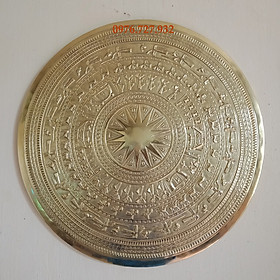 Mặt trống đồng vàng đường kính 40cm, mặt trống đồng, mat trong dong