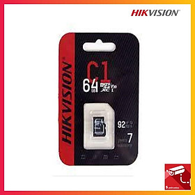 Hình ảnh Thẻ nhớ camera HIKVISION 64GB lưu trữ video, hình ảnh - Giá rẻ nhất thị trường - Chính Hãng 100%