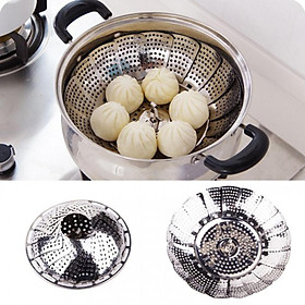 Mua Bộ 3 xửng hấp inox gấp gọn tiện dụng - Hàng nội địa Nhật - GDHN Loại Tốt