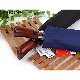 Mua Ô dù cao cấp PALONY tự động 2 chiều chống tia UV - Mẫu cán gỗ big size 125cm
