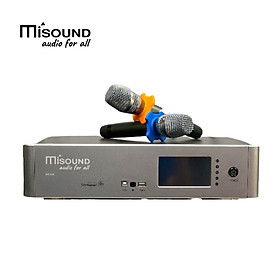 Mua Amply Karaoke tích hợp 3 trong 1 - Misound MS100 - vang số  micro không dây - Hàng chính hãng