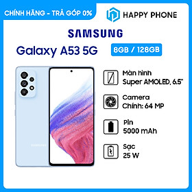 Điện thoại Samsung Galaxy A53 5G (8GB/128GB) - Hàng chính...