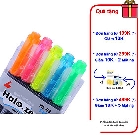 4 cây bút dạ quang highlight đủ màu