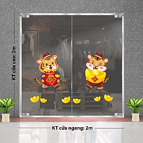 Mua DECAL TRANG TRÍ TẾT NGUYÊN ĐÁN 2022 HỔ TÚI TiỀN  HỔ NGÂN LƯỢNG