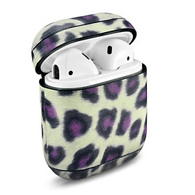 Mua Leopard Pattern Leather Airpods Case - Hàng chính hãng