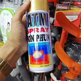Mua Sơn phun atm màu vàng đồng a228