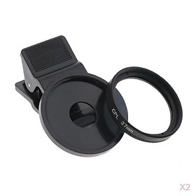 2 Pieces 37mm CPL Lens Circular Polarizer Camera Lens Filter for Phone Lens