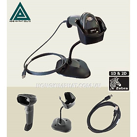 Mua Máy quét mã vạch Barcode Zebra DS2208 (đọc nhanh mã 1D và 2D  có chân đế) - HÀNG CHÍNH HÃNG