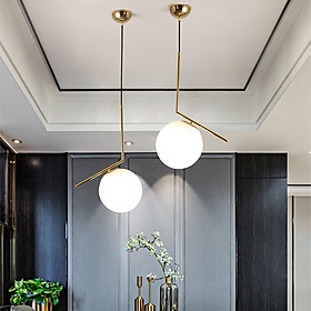Combo đèn thả bàn ăn trang trí nội thất MOONLAPM hiện đại mạ Crom sang trọng - tạo điểm nhấn mạnh mẽ cho không gian nội thất nhà bạn