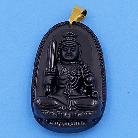 Mặt Phật Bất động minh vương 5 cm đen