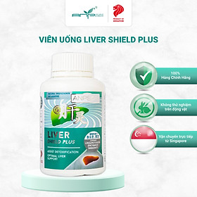 Viên Uống Giải Độc Gan Liver Shield Plus Giúp Tăng Cường Chức Năng Và Bảo Vệ Gan Khỏi Tác Hại Của Của Các Chất Có Hại Như Rượu Bia (100 viên)