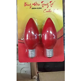 Mua Combo 2 quả bóng đèn nhót LED đui E12 bàn thờ  đèn led bàn thờ thần tài