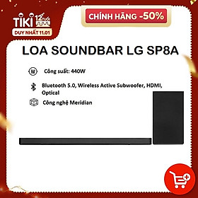 Mua Loa Thanh Soundbar LG 3.1.2ch SP8A (440W) - Hàng chính hãng