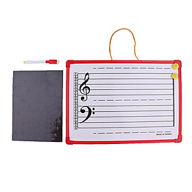 Music Theory Instruction Board Dry Erase Board for Meeting School Teaching