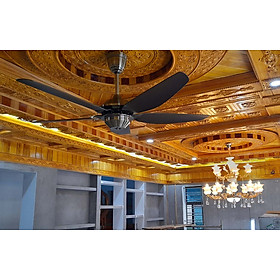 Mua Quạt trần hiện đại  quạt trần trang trí điều khiển từ xa 6 tốc độ gió  động cơ Dc quay thuận nghịch làm mát hút ẩm  tạo điểm nhấn đắt giá cho mọi không gian nội thất 814