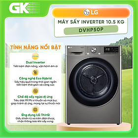 Mua Máy sấy LG DVHP50P DUAL Inverter Heat Pump 10 5kg (xám) - Hàng chính hãng (chỉ giao HCM)