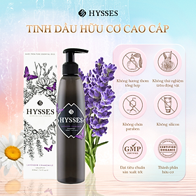 Dầu Gội Tinh Dầu Cao Cấp Hysses Giúp Bảo Vệ, Thanh Lọc, Phục Hồi Và Giữ Độ Ẩm Cho Da Đầu Nhạy Cảm Với Cúc La Mã và Oải Hương Hữu Cơ Tự Nhiên