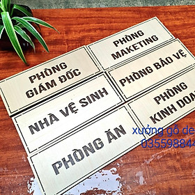 Bảng phòng, bảng số tầng tên văn phòng công ty bằng gỗ cắt laser làm nội dung theo yêu cầu