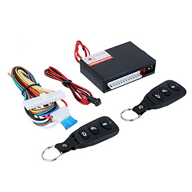 Universal Remote Central locking Keyless Entry Upgrade Kit; Car Door Lock Keyless Entry System with Trunk Release Button