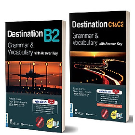 Sách - Combo Destination Grammar & Vocabulary B2 và C1&C2 (mới nhất 2023 kèm đáp án và fei nghe