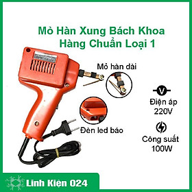 Mỏ hàn xung Bách Khoa công suất 100W 220V hàng chuẩn loại 1