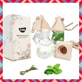 >> SO SÁNH GIÁ MÁY KHỬ MÙI XE OTO | Shopee Lazada Sendo Tiki 6 Combo 2 Tinh Dầu Treo Xe Ô Tô KOBI Sả Chanh, Bạc Hà Treo Xe Oto, Treo Phòng Ngủ, Treo Nhà Vệ Sinh, Treo Tủ Quần áo, Xịt Thơm Xe, Khử Mùi Xe Mới, Chống Say