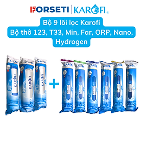 Bộ 10 lõi lọc nước Karofi hàng chính hãng dùng cho máy lọc nước Karofi Livotec LRC110-H - 1235678910