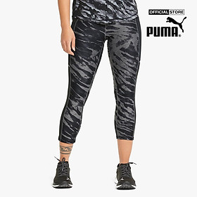 PUMA - Quần legging thể thao nữ lửng 5K Graphic High Waisted 3 4 Running