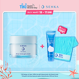 Mặt Nạ Ngủ Cấp Ẩm Chuyên Sâu Dạng Gel Senka Deep Moist Gel Cream 50g