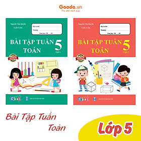 Sách Combo Bài Tập Tuần Toán Lớp 5 - BẢN QUYỀN