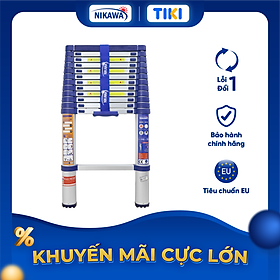 Mua Thang Nhôm Rút Đơn Nikawa NK-48 - 14 Bậc - Màu Xanh