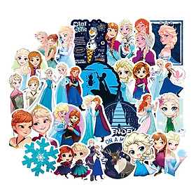 Elsa, Frozen Stickers set 30 ảnh có ép lụa 